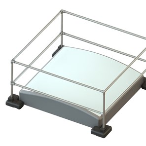 Kee Dome Skylight Railing Kit — 16x16